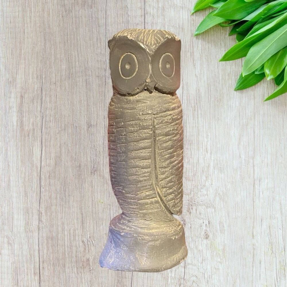 ABBOTT, CANADA CARVED SOAPSTONE OWL